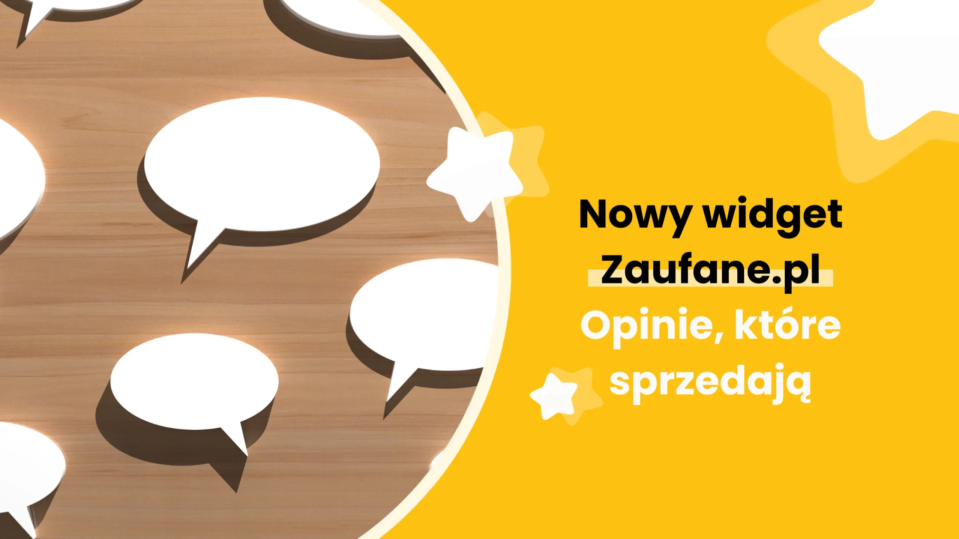 Nowy widget Zaufane.pl – opinie, które sprzedają